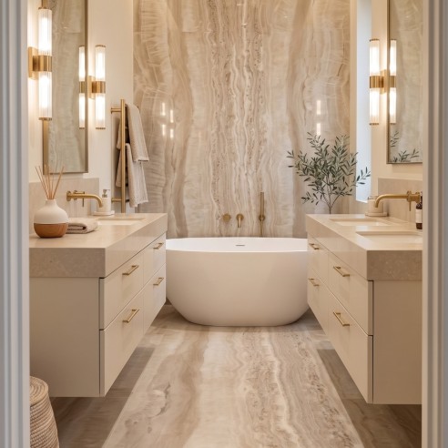 30x60 791411 ONYX BEIGE GLOSSY RET