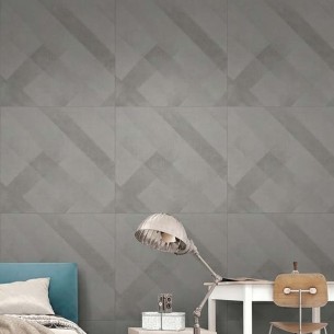 80X80 TEXTILE DECO GREY RT