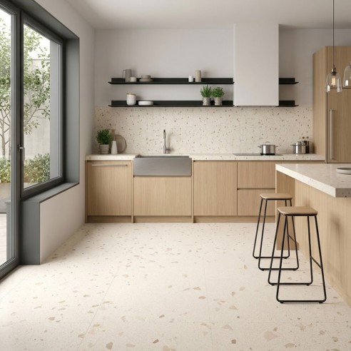 80X80 SA10 CO FLAKE REMIX BEIGE
