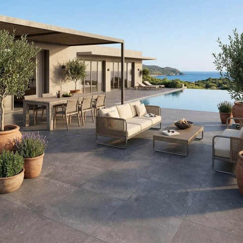 60X60 NORDIC STONE GREY GRIP