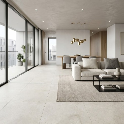 60X60 POWDER BONE MATT