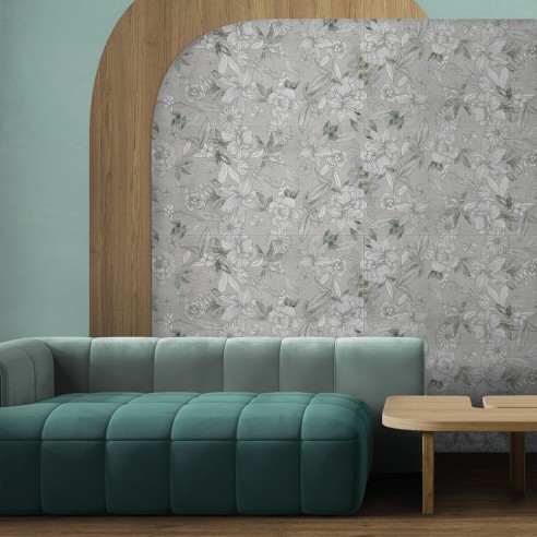 60x120 WALLART LILY RETT