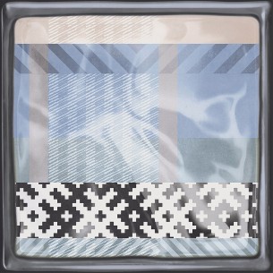20X20 37600 GLASS DEC BLUE MIX 2
