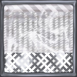 20X20 37601 GLASS DEC WHITE... 2