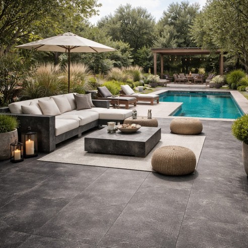 80x80 M611118 CALCESTRUZZO GRAPHITE...