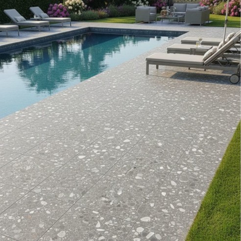 80x80 M611111 ESTATE DELUXE GRIGIO 20 mm