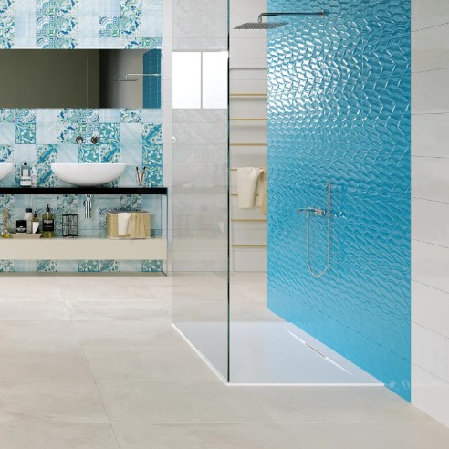 20x60 PAINT ONDA TURCHESE