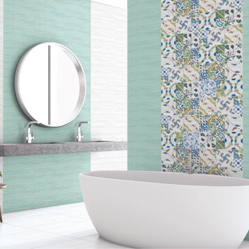 20x50 PASTEL WAVE GREEN